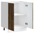 vidaXL Spülenunterschrank Kalmar Räuchereiche 60x46x81,5 cm