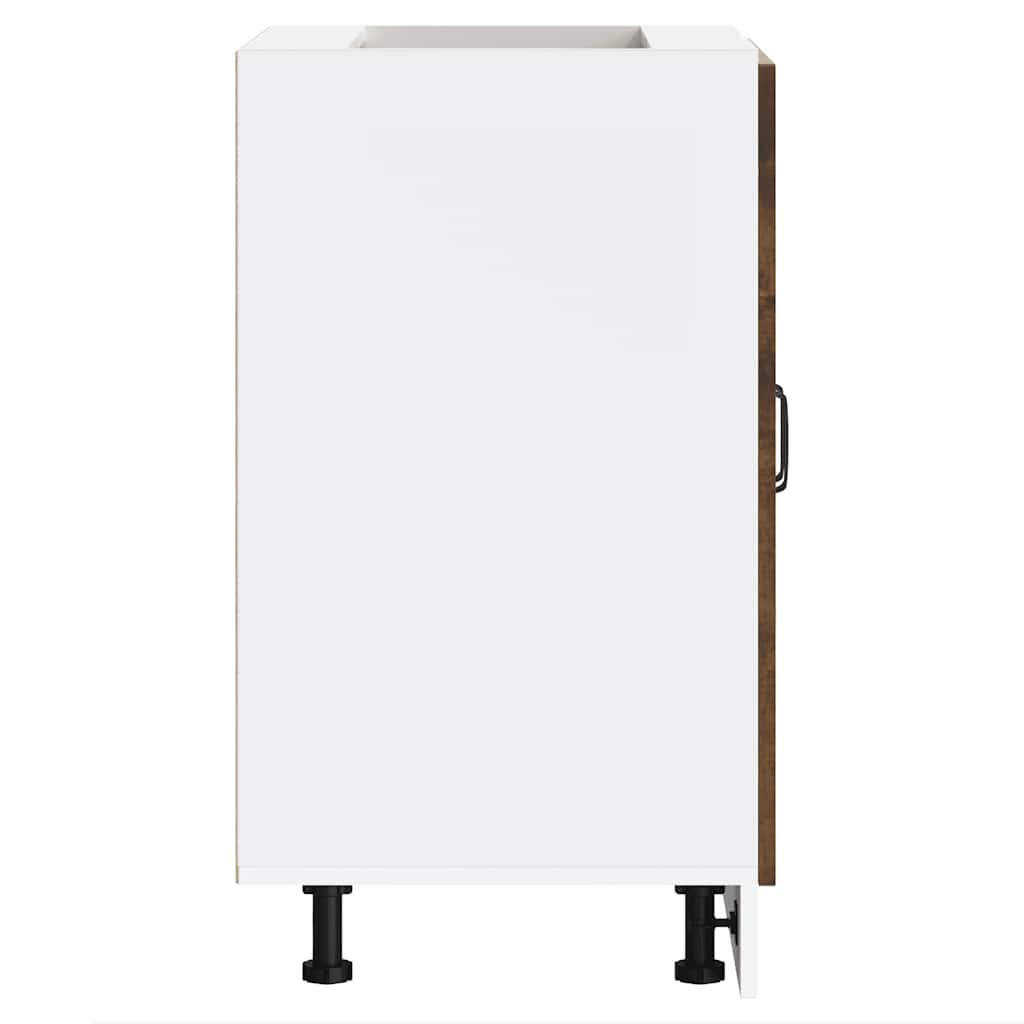 vidaXL Spülenunterschrank Kalmar Räuchereiche 60x46x81,5 cm
