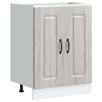 vidaXL Spülenunterschrank Kalmar Grau Sonoma 60x46x81,5 cm