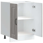 vidaXL Spülenunterschrank Kalmar Grau Sonoma 60x46x81,5 cm