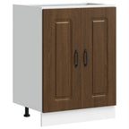 vidaXL Spülenunterschrank Kalmar Braun Eichen-Optik 60x46x81,5 cm