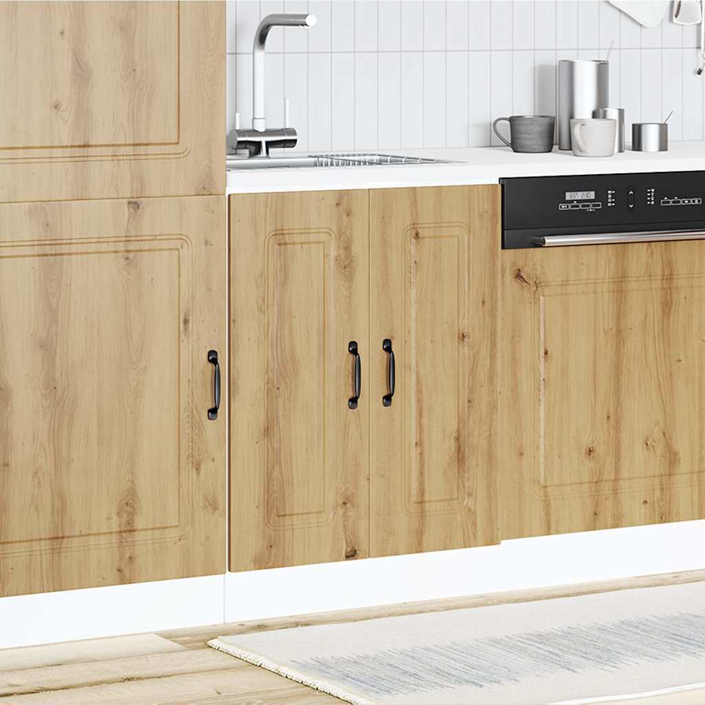 vidaXL Spülenunterschrank Kalmar Artisan-Eiche 60x46x81,5 cm