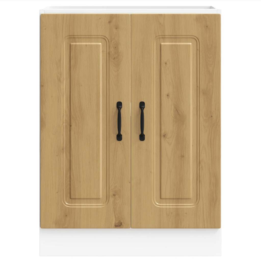 vidaXL Spülenunterschrank Kalmar Artisan-Eiche 60x46x81,5 cm