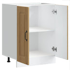 vidaXL Spülenunterschrank Kalmar Artisan-Eiche 60x46x81,5 cm