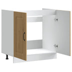 vidaXL Spülenunterschrank Kalmar Artisan-Eiche 80x46x81,5 cm