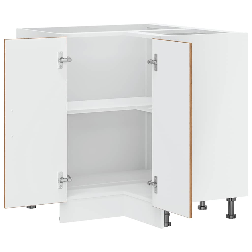 vidaXL Küchen-Eckunterschrank Kalmar Altholz-Optik Holzwerkstoff