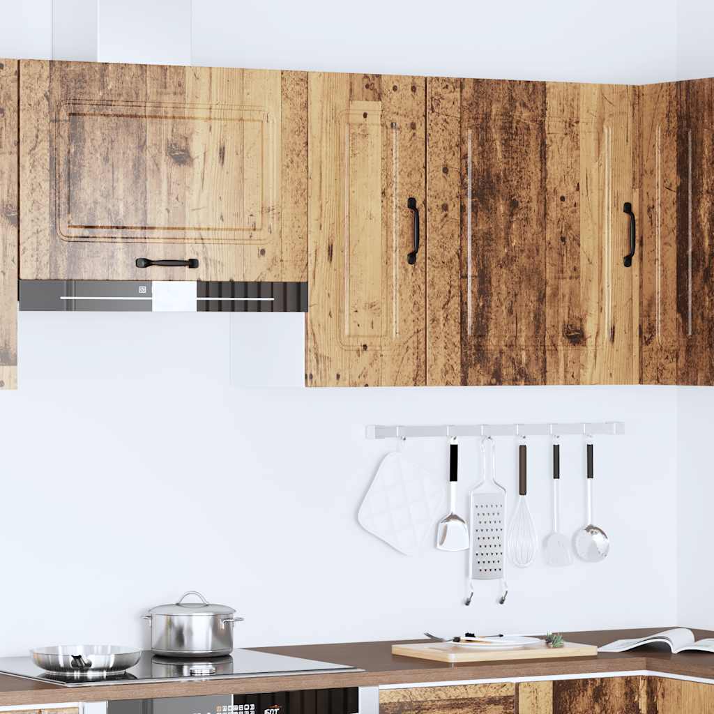 vidaXL Küchen-Hängeschrank Kalmar Altholz-Optik Holzwerkstoff