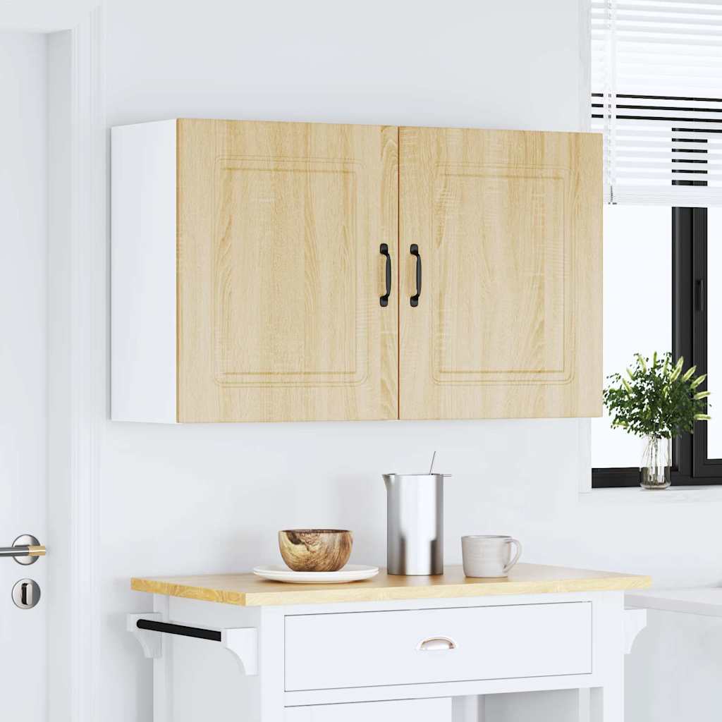 vidaXL Küchen-Hängeschränke 2 Stk. Kalmar Sonoma-Eiche Holzwerkstoff