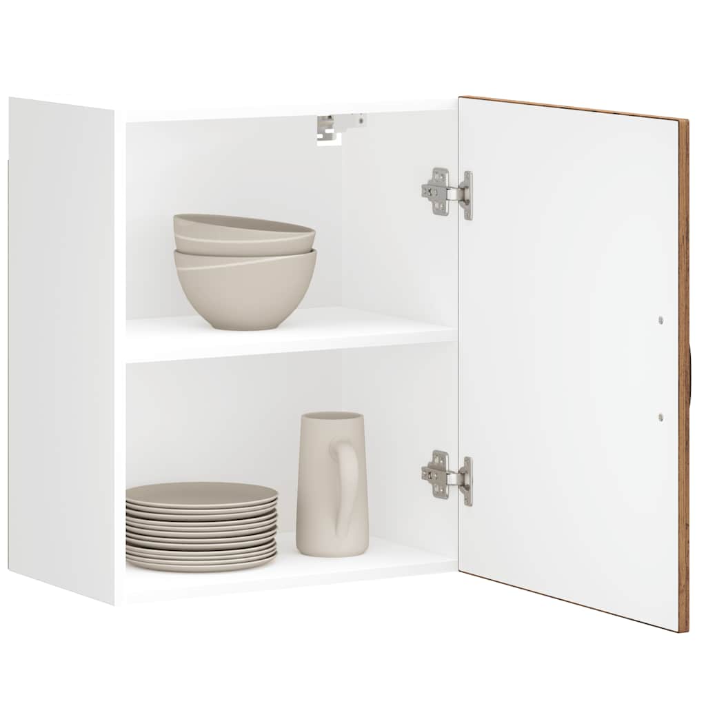 vidaXL Küchen-Hängeschränke 2 Stk. Kalmar Altholz-Optik Holzwerkstoff