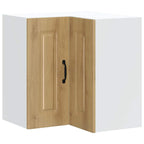 vidaXL Küchen-Eckhängeschrank Kalmar Artisan-Eiche Holzwerkstoff