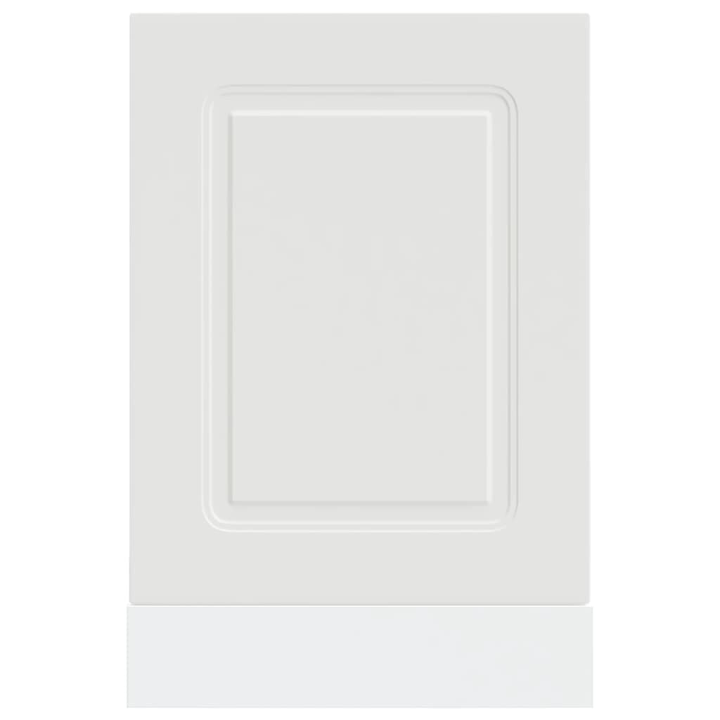 vidaXL Geschirrspülerblende Kalmar Weiß 45x1,5x57 cm Holzwerkstoff