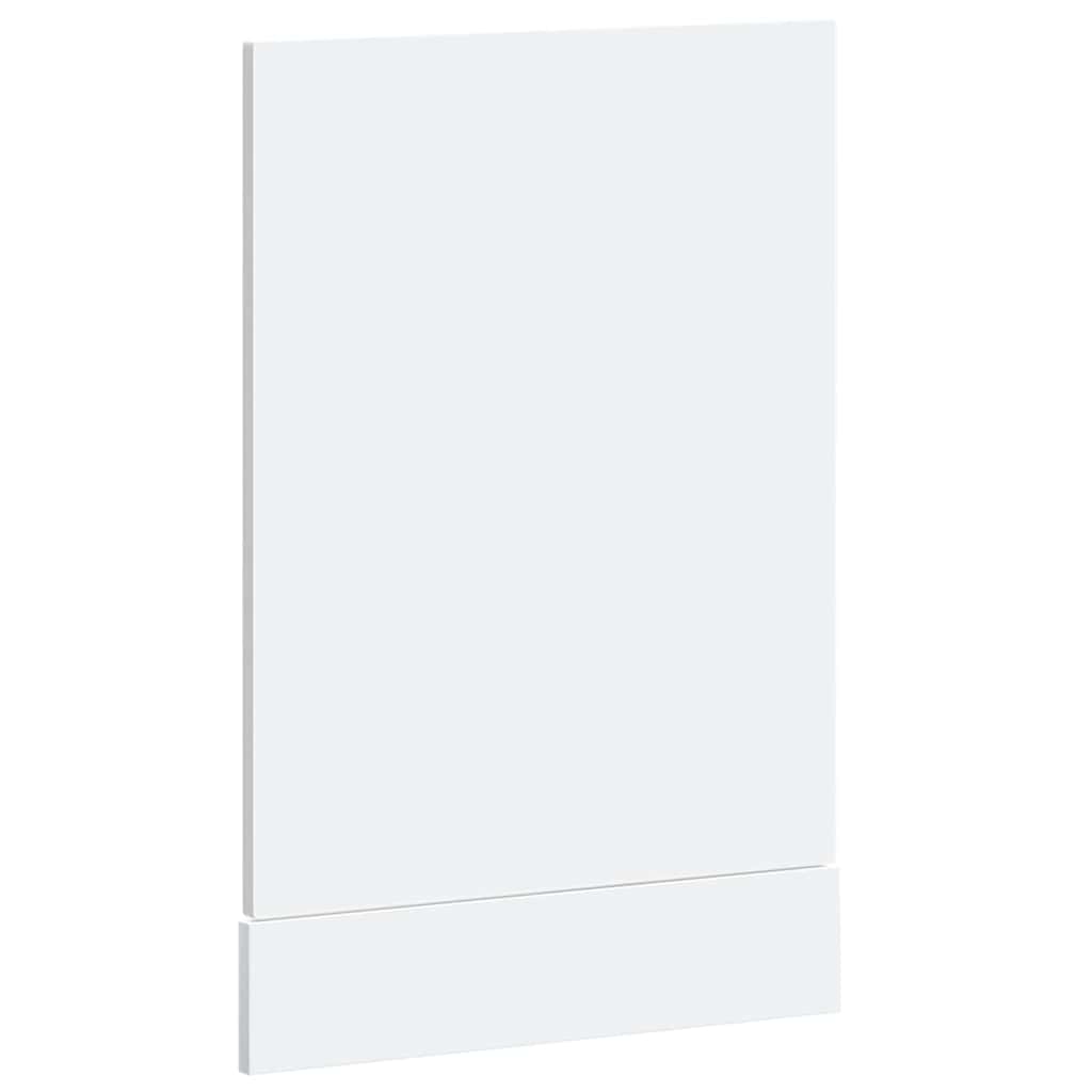 vidaXL Geschirrspülerblende Kalmar Weiß 45x1,5x57 cm Holzwerkstoff