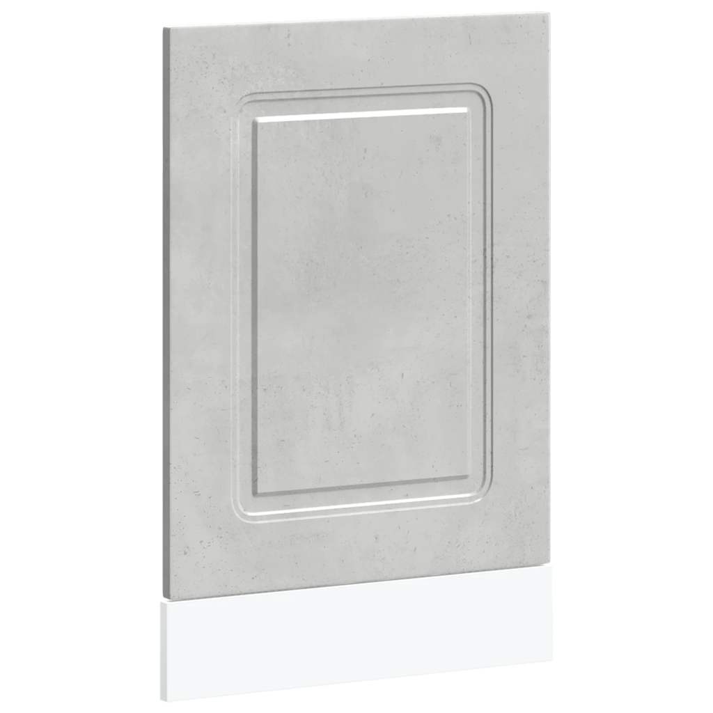 vidaXL Geschirrspülerblende Kalmar Betongrau 45x1,5x57cm Holzwerkstoff