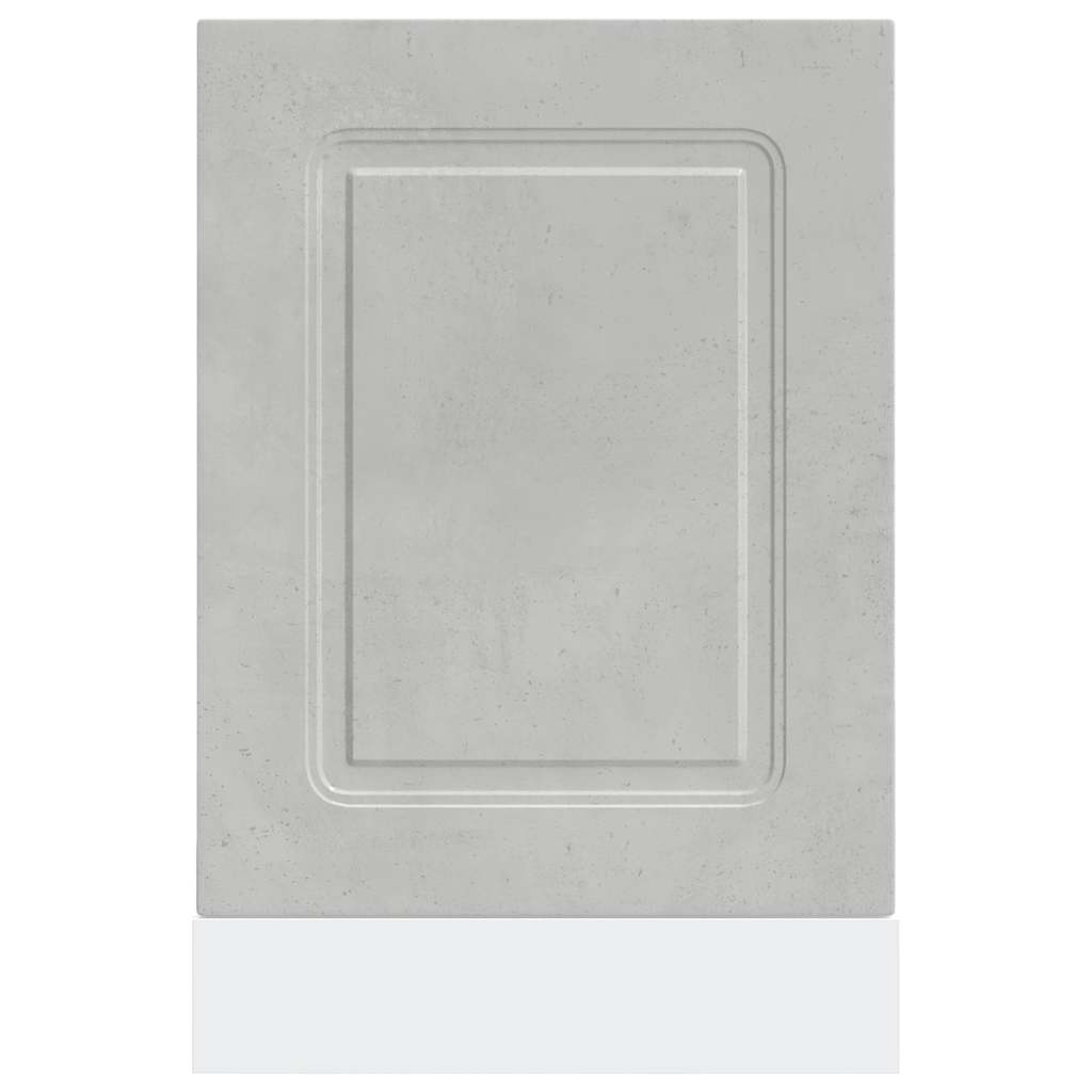 vidaXL Geschirrspülerblende Kalmar Betongrau 45x1,5x57cm Holzwerkstoff