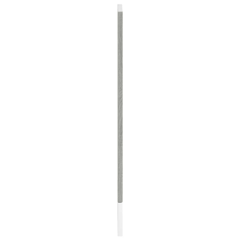 vidaXL Geschirrspülerblende Kalmar Grau Sonoma 45x1,5x57 cm