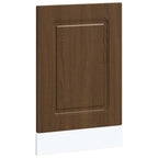vidaXL Geschirrspülerblende Kalmar Braun Eichen-Optik 45x1,5x57 cm