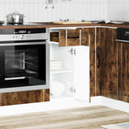 vidaXL Küchen-Unterschrank Lucca Räuchereiche Holzwerkstoff