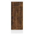 vidaXL Küchen-Unterschrank Lucca Räuchereiche Holzwerkstoff