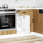 vidaXL Küchen-Unterschrank Lucca Artisan-Eiche Holzwerkstoff