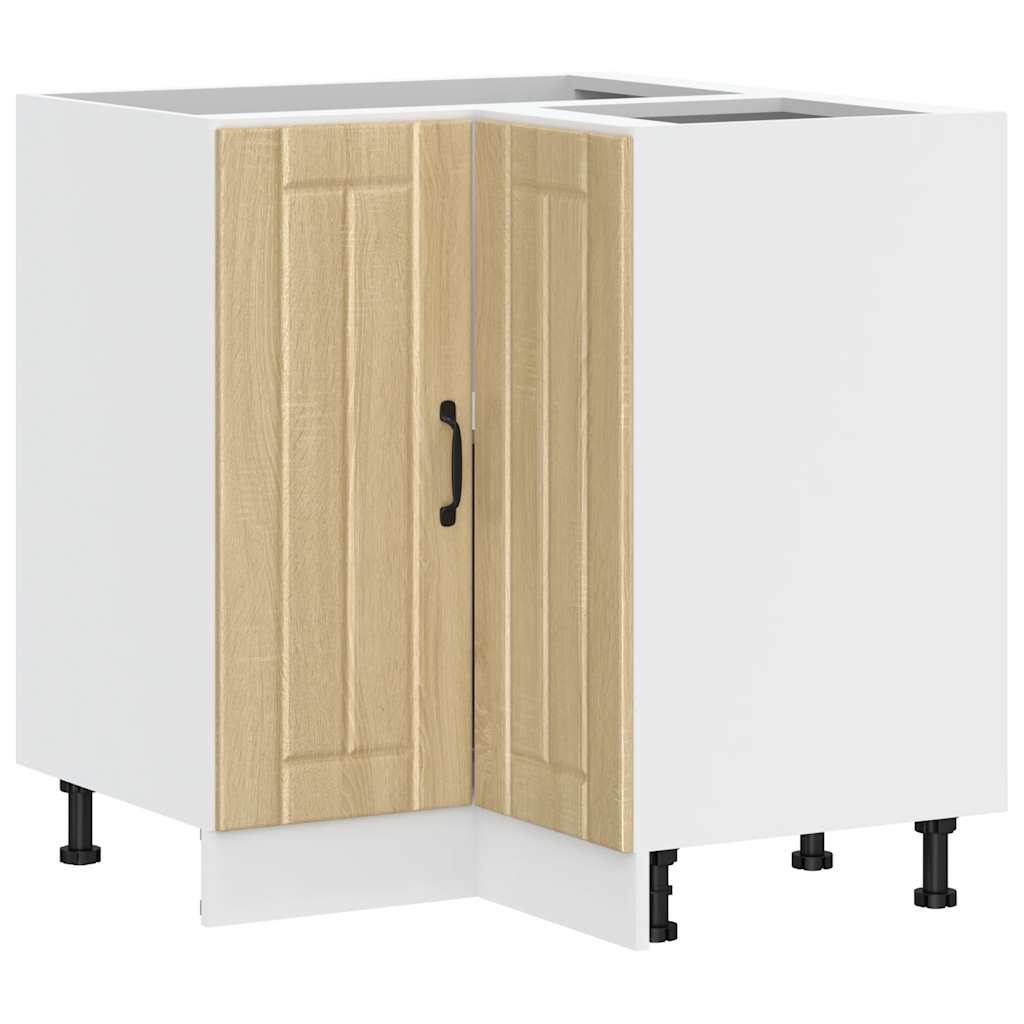 vidaXL Küchen-Eckunterschrank Lucca Sonoma-Eiche Holzwerkstoff