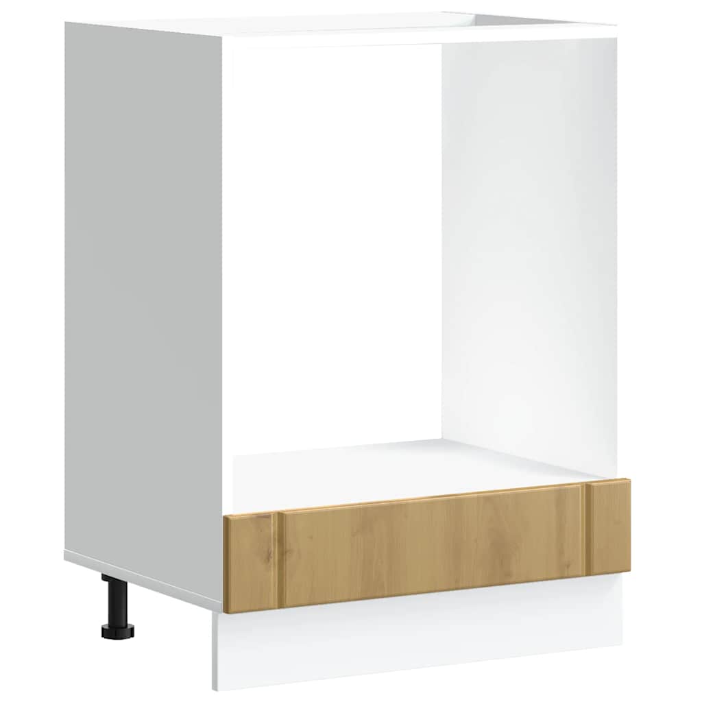 vidaXL Herdumbauschrank Lucca Artisan-Eiche Holzwerkstoff