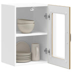 vidaXL Küchen-Hängeschrank mit Glastür Lucca Artisan-Eiche