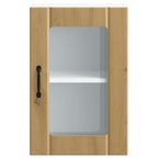vidaXL Küchen-Hängeschrank mit Glastür Lucca Artisan-Eiche