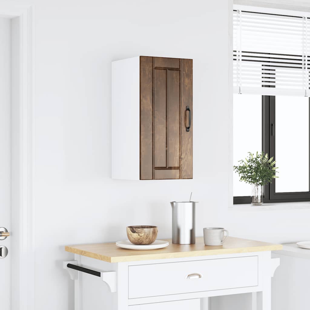 vidaXL Küchen-Hängeschrank Lucca Räuchereiche Holzwerkstoff