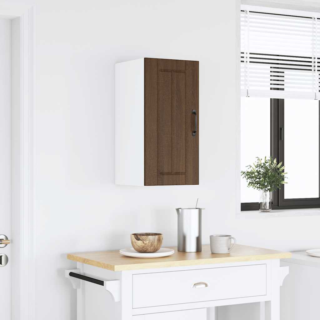 vidaXL Küchen-Hängeschrank Lucca Braun Eichen-Optik Holzwerkstoff