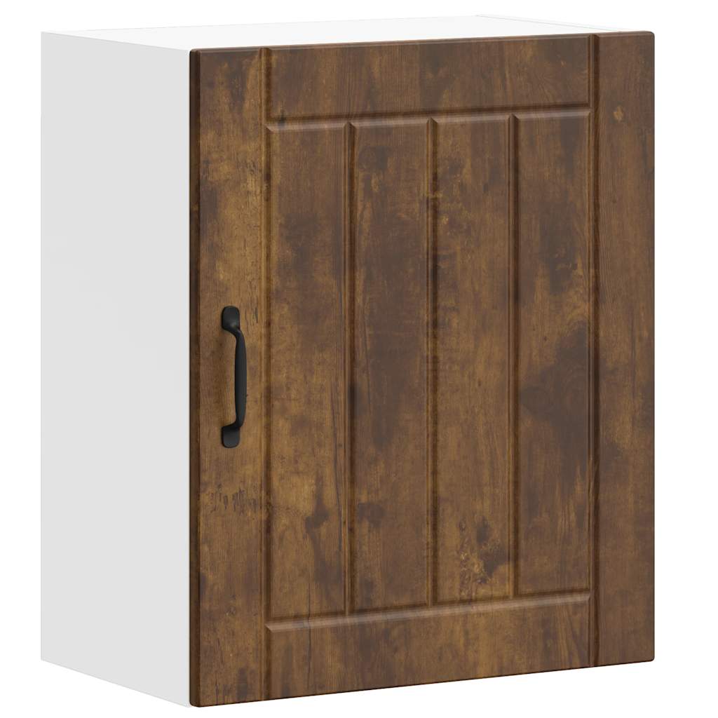 vidaXL Küchen-Hängeschränke 2 Stk. Lucca Räuchereiche Holzwerkstoff