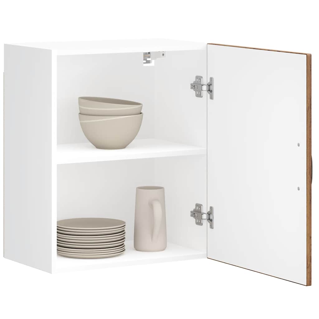 vidaXL Küchen-Hängeschränke 2 Stk. Lucca Altholz-Optik Holzwerkstoff