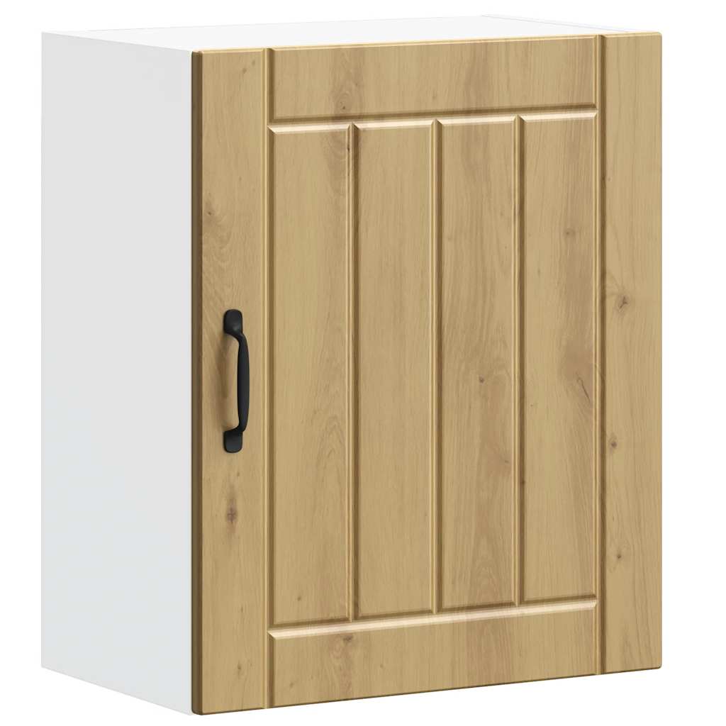 vidaXL Küchen-Hängeschränke 2 Stk. Lucca Artisan-Eiche Holzwerkstoff