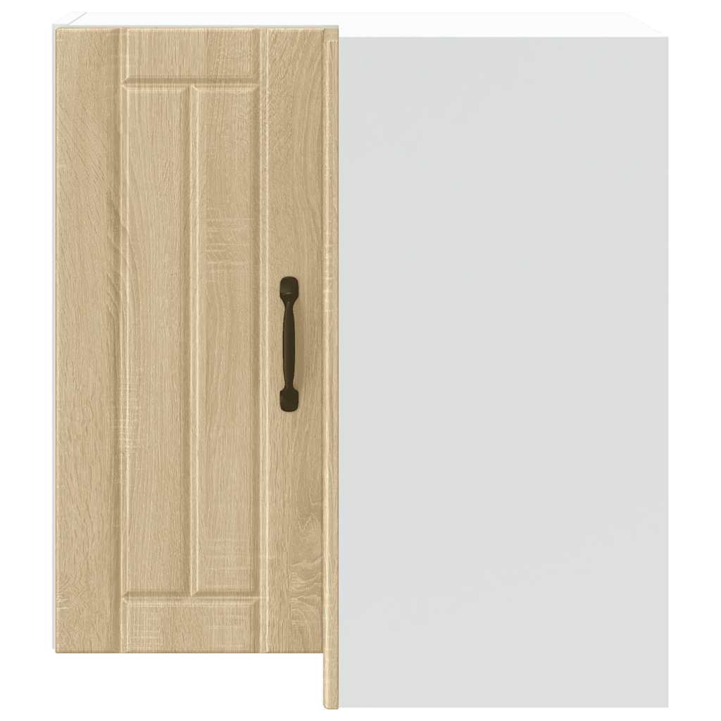 vidaXL Küchen-Eckhängeschrank Lucca Sonoma-Eiche Holzwerkstoff