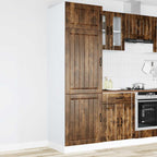 vidaXL Küchenschrank Lucca Räuchereiche Holzwerkstoff
