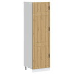 vidaXL Küchenschrank Lucca Artisan-Eiche Holzwerkstoff