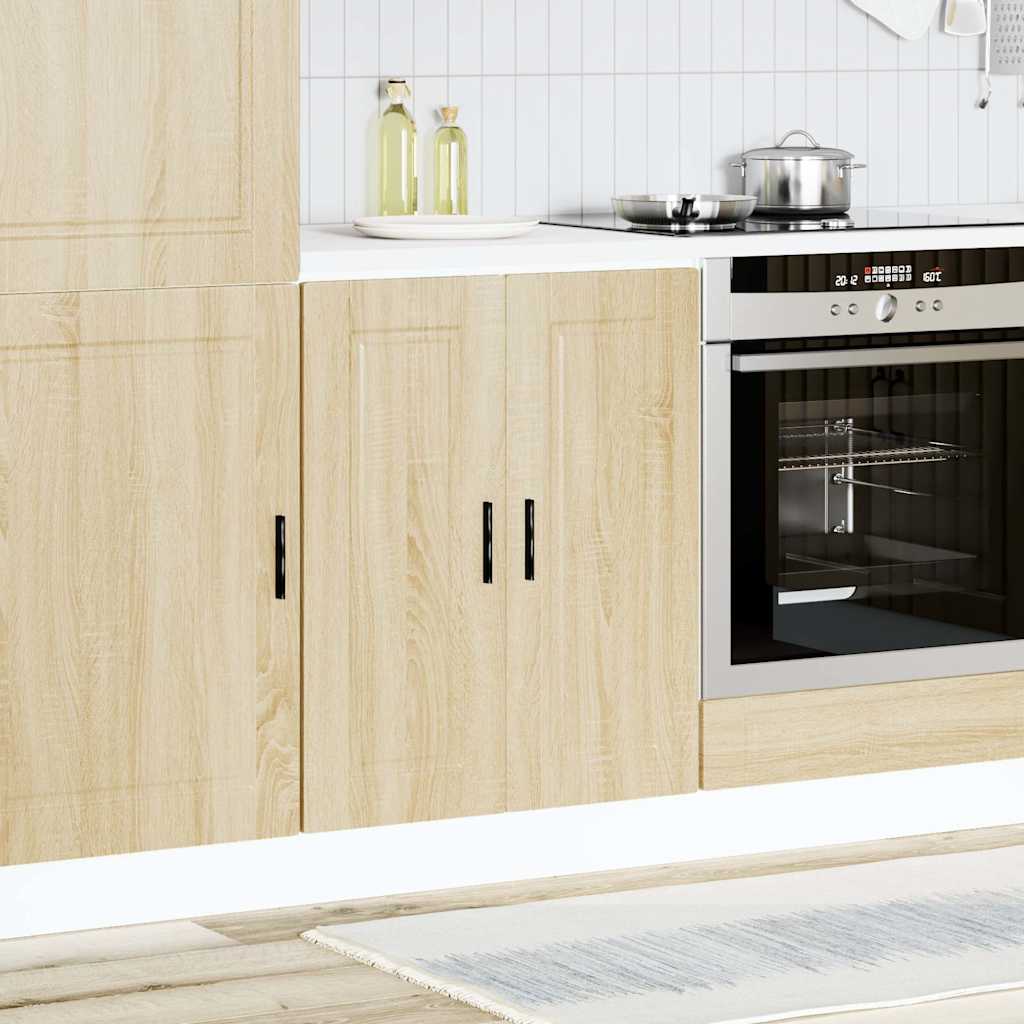 vidaXL Küchenunterschrank Porto Sonoma-Eiche Holzwerkstoff