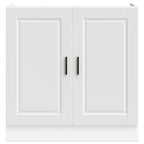 vidaXL Spülenunterschrank Porto Weiß 80x46x81,5 cm Holzwerkstoff