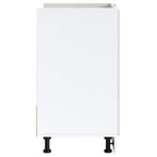 vidaXL Spülenunterschrank Porto Weiß 80x46x81,5 cm Holzwerkstoff