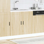 vidaXL Spülenunterschrank Porto Sonoma-Eiche 80x46x81,5 cm