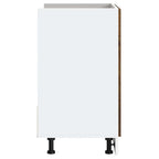 vidaXL Spülenunterschrank Porto Räuchereiche 80x46x81,5 cm