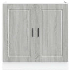vidaXL Spülenunterschrank Porto Grau Sonoma 80x46x81,5cm Holzwerkstoff