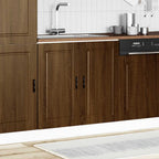 vidaXL Spülenunterschrank Porto Braun Eichen-Optik 80x46x81,5 cm