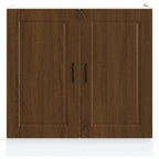 vidaXL Spülenunterschrank Porto Braun Eichen-Optik 80x46x81,5 cm