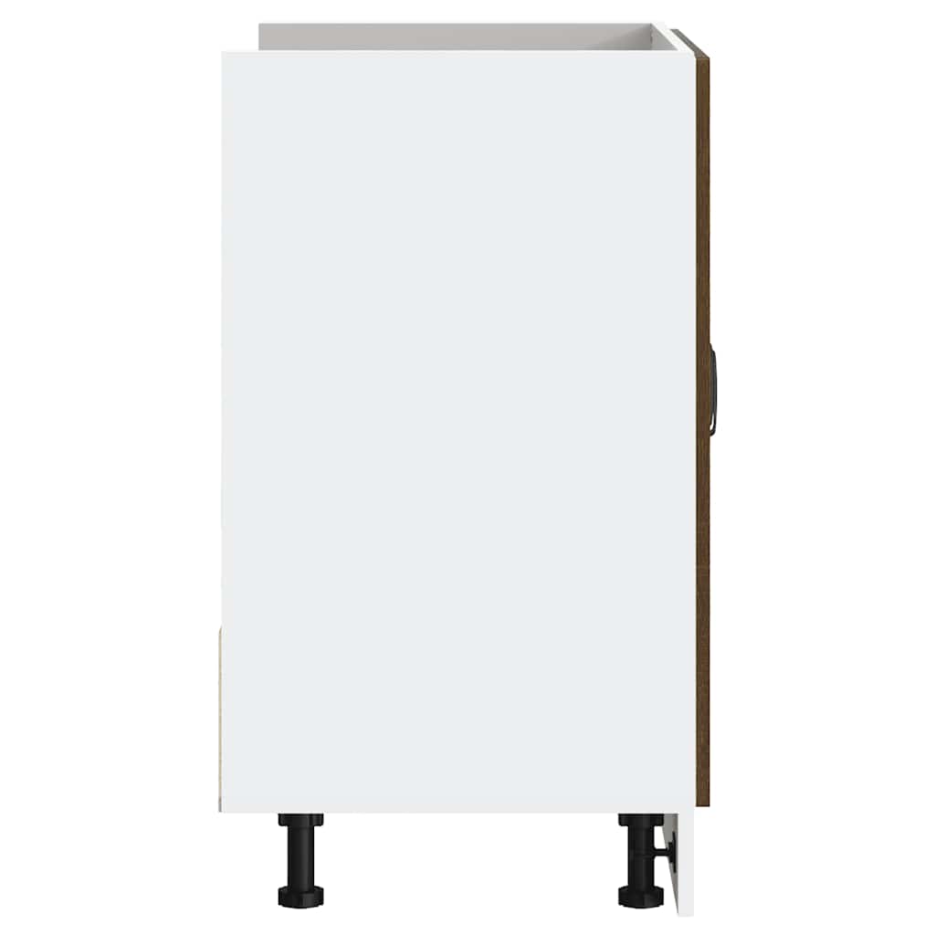 vidaXL Spülenunterschrank Porto Braun Eichen-Optik 80x46x81,5 cm