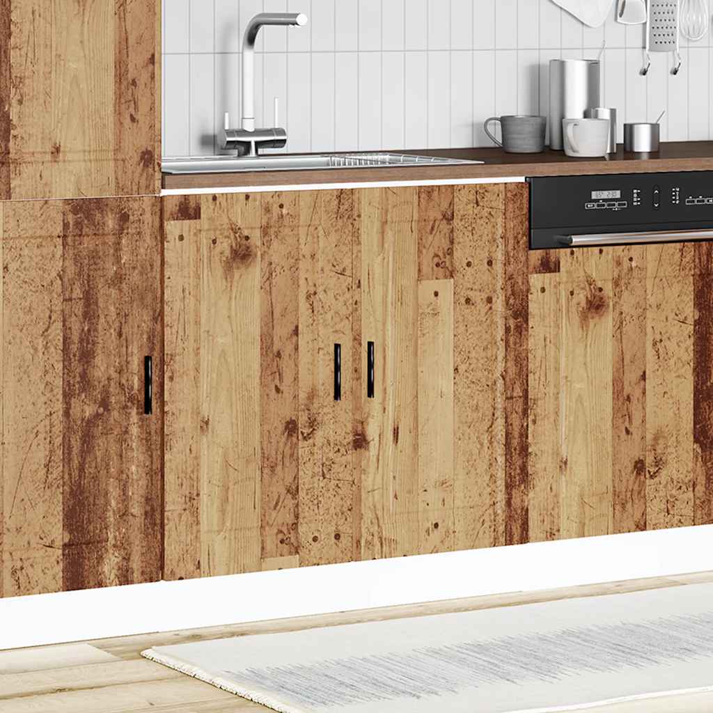 vidaXL Spülenunterschrank Porto Altholz-Optik 80x46x81,5 cm