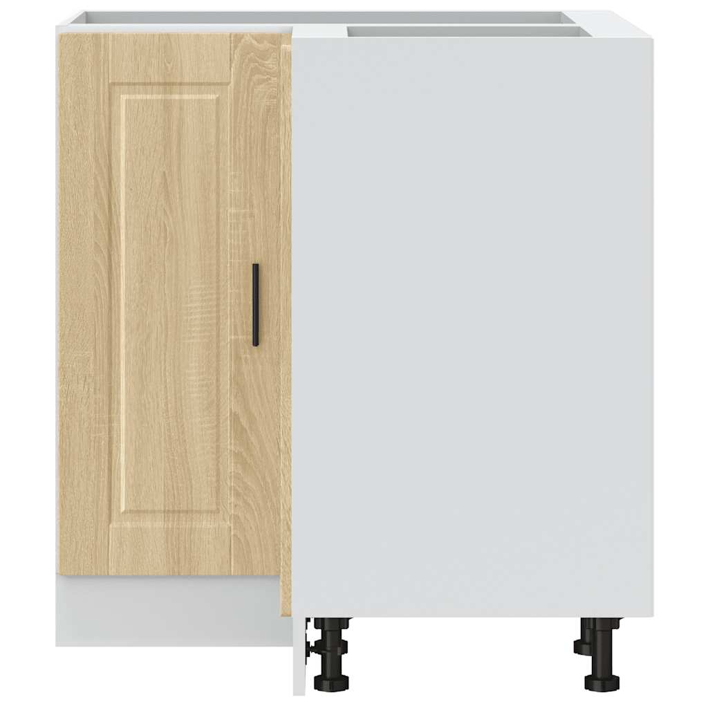 vidaXL Küchen-Eckunterschrank Porto Sonoma-Eiche Holzwerkstoff