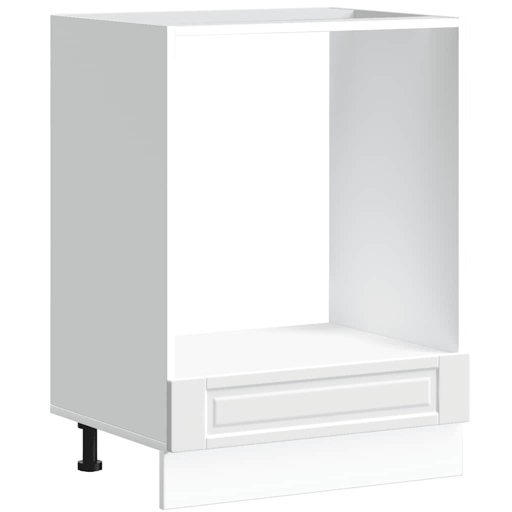 vidaXL Herdumbauschrank Porto Weiß Holzwerkstoff