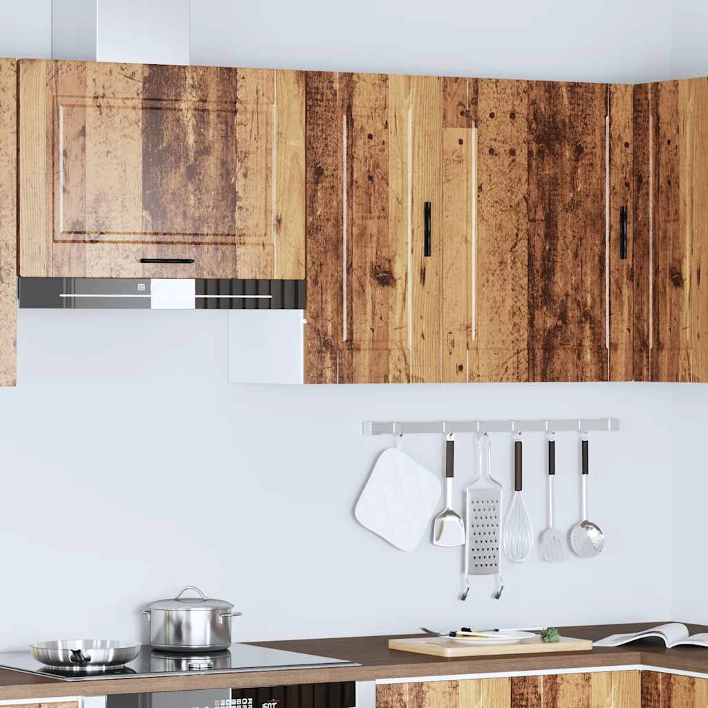 vidaXL Küchen-Hängeschrank Porto Altholz-Optik Holzwerkstoff