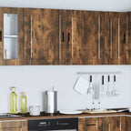 vidaXL Küchen-Hängeschränke 2 Stk. Porto Räuchereiche Holzwerkstoff
