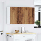 vidaXL Küchen-Hängeschränke 2 Stk. Porto Altholz-Optik Holzwerkstoff